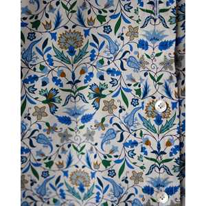 Liberty of London Men's Casual Classic <b>Linen</b> <b>Shirt</b> Tailor-made Anti-Wrinkle 3D Pattern <b>Short</b> <b>Sleeve</b> Size 6XL for Summer - Product Image 2