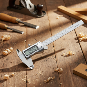 CHIXI Paslanmaz Çelik Dijital Kumpas Yüksek Hassasiyetli +/-0.01mm Doğruluk Mikrometre Derinlik Ölçme Aleti 3 Yıl Garanti - Product Image 1