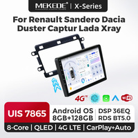 MEKEDE X40 8+128G Lecteur multimédia de voiture Android Radio UIS7865 DSP RDS AM WIFI pour Renault Sandero Dacia Duster Captur Lada Xray