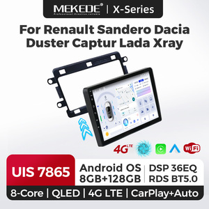 MEKEDE X40 8+128G Autoradio Multimediale Android con UIS7865 DSP RDS AM WIFI per Renault <span class=keywords><strong>Sandero</strong></span> <span class=keywords><strong>Dacia</strong></span> Duster Captur Lada Xray - Product Image 1