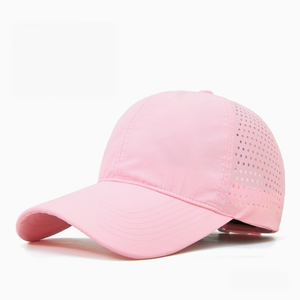Casquette de baseball unisexe adulte 6 panneaux en nylon hydrofuge respirant à séchage rapide, avec bandeau réglable et calotte souple, toutes saisons - Product Image 3