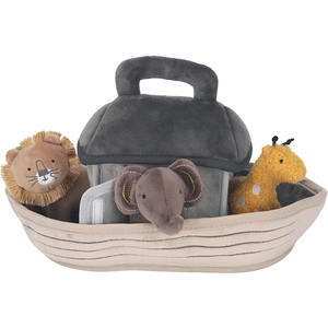 Jouets interactifs pour bébé, cerf, lion et éléphant dans un <span class=keywords><strong>bateau</strong></span>, ensemble de maison 4 en 1, peluche inoffensive pour <span class=keywords><strong>animaux</strong></span>, ensemble de jouets pour <span class=keywords><strong>animaux</strong></span> de pépinière - Product Image 1
