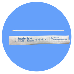 Sterlie médica teste rápido nariz garganta dacron poliéster rayon ponta cotonete para transporte de espécimes nasofaríngeos - Product Image 2