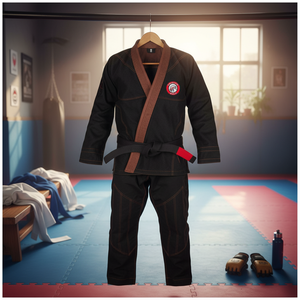 Kimono de Jiu-Jitsu Brésilien Bleu Personnalisé Unisexe pour Hommes et Femmes, Uniforme d'Arts Martiaux, Modèle OEM Marque EVI 780 - Product Image 3