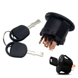 Interrupteur d'allumage avec 2 clés pour tondeuses à gazon Husqvarna modèle 532193350 193350 noir - Product Image 2