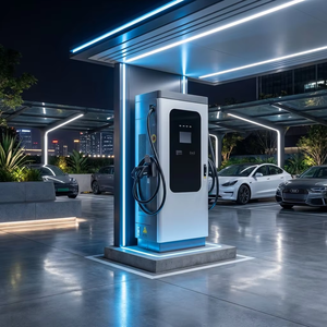 Borne de Recharge Rapide Commerciale DC 120kW Double Connecteur pour Véhicules Électriques avec Prise en Charge de Paiement Localisé (POS, RFID, APP) pour un Retour sur Investissement Rapide - Product Image 3