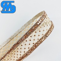 Sangle de chaussure personnalisée en strass de 30 mm, délai de livraison de 30 jours, garniture brillante pour la Bolivie
