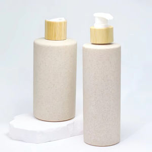 Emballage Pompe en Paille de Blé Biodégradable – Bouteille Vide pour Shampoing, Lotion, Cosmétiques – Écologique pour la Maison - Product Image 4