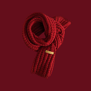 Regalo de Navidad Bufanda de ciervo rojo Mujer Todo-fósforo Otoño e invierno Cálido y alargado Estudiante Linda bufanda agradable <span class=keywords><strong>a</strong></span> la piel - Product Image 2