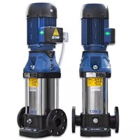 Pompe centrifuge verticale multi-étages CDM5 en acier inoxydable 304, 380V/50Hz, haute pression, pour surpression d'eau 0,3-1,6 MPa, débit 5m³/h, pour alimentation en eau des bâtiments