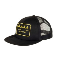 Sombrero de camionero de espuma de 5 paneles con logotipo diferente personalizado con curva y gorra de ala plana