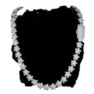 Collier en argent 18 carats, bijoux fins, plaqué rhodium, diamant de laboratoire taille brillant, couleur D, clarté VVS, pendentif pour femme, 16 pouces - Product Image 1