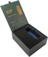 Boîte cadeau en carton magnétique durable personnalisable avec impression dorée pour mariage et bijoux, prix négociable