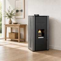 Radiateurs à granulés hydro PG-200, chauffage au sol autonome, écologiques, durables, avec contrôle intelligent Wi-Fi, pour villas et salons