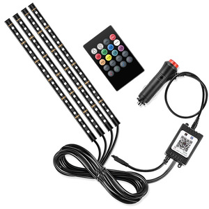 Yosovlamp per Illuminazione Decorativa dei Piedi dell'Auto Controllata via Bluetooth, Barra Luminosa Musicale con Controllo Remoto e Vocale per Modelli Golf e Versa - Product Image 6