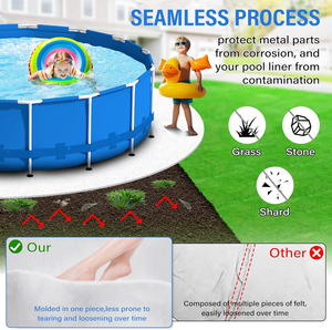 Liner de piscine de haute qualité pour l'extérieur, en polypropylène léger, couverture d'hiver, liner de protection pour piscine enterrée/hors sol, en plastique - Product Image 6