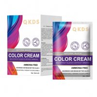 QKDS OEM Vente en gros Shampooing colorant noir pour cheveux, coloration rapide en 5 minutes, anti-cheveux gris, sans ammoniaque, sans tache sur la peau