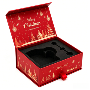 Luxury Christmas Foldable Gift Box Packaging Featuring <b>Foam</b> and Rigid Box - Product Image 3