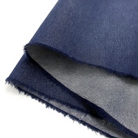 Tissu léger aspect denim délavé A2502 100D 150 g/m² en mélange coton, polyester et lyocell, 178 cm, idéal pour vestes, robes et chemises