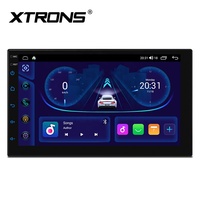 Reproductor Multimedia Estéreo para Auto Android de 7 Pulgadas, Doble DIN, 4+64GB, Octa Core, Pantalla IPS, CarPlay Inalámbrico, Android Auto, RDS, CE-XTRONS
