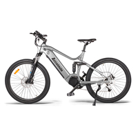 Bicicleta Eléctrica Deportiva Accolmile de 27 Pulgadas y 8 Velocidades, Bafang de 750 Vatios, Bicicleta Eléctrica para Adultos, Elektro Fahrrad