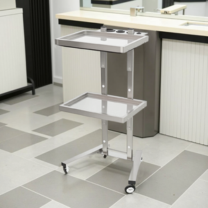 पहियों पर सैलून उपकरण ट्रॉली पर सैलून उपकरण ट्रॉली लवण ट्रॉली रोलिंग भंडारण गाड़ी - Product Image 5