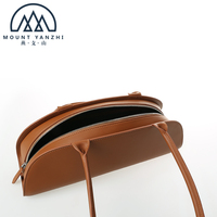 Sac à main de luxe pour femme Mount Yanzhi 2026, nouvelle collection, en cuir véritable RFID, fermeture éclair robuste, deux sangles, sac à bandoulière pour usage quotidien