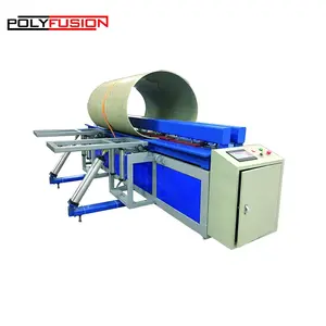 Automatic Butt Fusion Rolling Bending Welding Machine 3000mm PP PVC PPS Tarpaulin Plastic Sheet Welding Machine