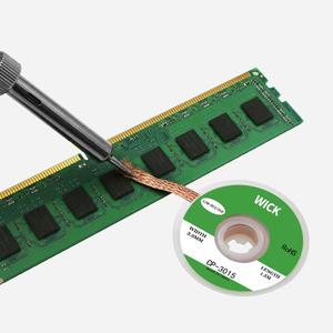 Dessoudage tresse <span class=keywords><strong>soudure</strong></span> dissolvant 2-3.5mm soudage <span class=keywords><strong>étain</strong></span> ventouse câble plomb cordon Flux réparation outil <span class=keywords><strong>soudure</strong></span> fils de soudage - Product Image 3