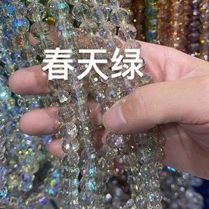 Grosir manik-manik kristal 6mm 8mm manik-manik disko kristal 96 manik bola persegi Austria manik-manik kristal transparan untuk membuat perhiasan - Product Image 5