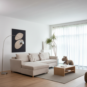 <span class=keywords><strong>Sofá</strong></span> <span class=keywords><strong>Cama</strong></span> en Forma de L Plegable de Tela Nórdica, Multifuncional con Almacenamiento para Dormitorio Moderno, para Hoteles y Apartamentos - Product Image 2