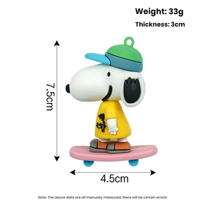 Большая плюшевая кукла Snoopy и симпатичный брелок из ПВХ, мультяшная креативная сумка, очаровательный аксессуар - Product Image 2