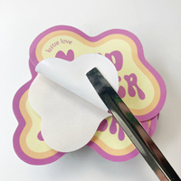 Adesivi Olografici Autoadesivi Impermeabili UV, Etichette in PVC Personalizzate con Logo, Adesivi in Vinile Fustellati