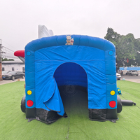 Tienda inflable con forma de coche de tamaño personalizado, tienda comercial de palomitas de maíz para carnaval, tienda inflable de publicidad para ferias a la venta