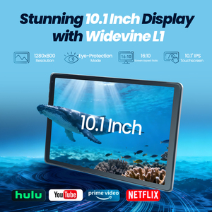 Tablette Android 15 de 10,1 pouces à prix abordable, 12 Go de RAM, 128 Go de ROM, double caméra, batterie de 6000 mAh, tablettes intelligentes pour cadeau - Product Image 4
