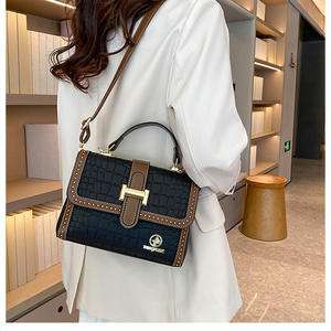 Accès rapide en cuir Pu couleur combinaison dames sac à bandoulière mode sac à bandoulière pour femmes avec bracelet détachable - Product Image 4