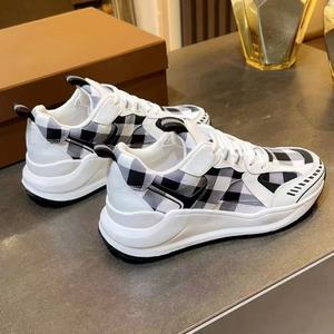 Chaussures de marche décontractées de luxe pour hommes, en cuir véritable gris, à semelle épaisse, à enfiler et à lacets, avec amorti et anti-odeur - Product Image 5