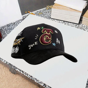 Gorra Deportiva de Béisbol OEM ODM de 5 Paneles con Visera Curva de Gamuza Negra, Sombreros Finos Originales Edición Especial de <span class=keywords><strong>Gallo</strong></span> - Product Image 3