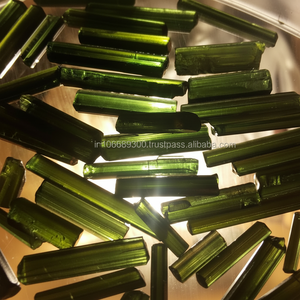 พลอยทัวร์มาลีนสีเขียวธรรมชาติจากแทนซาเนีย (TZ) - แท้ 100% ขนาดและน้ำหนักหลากหลายสำหรับขายส่ง - Product Image 1