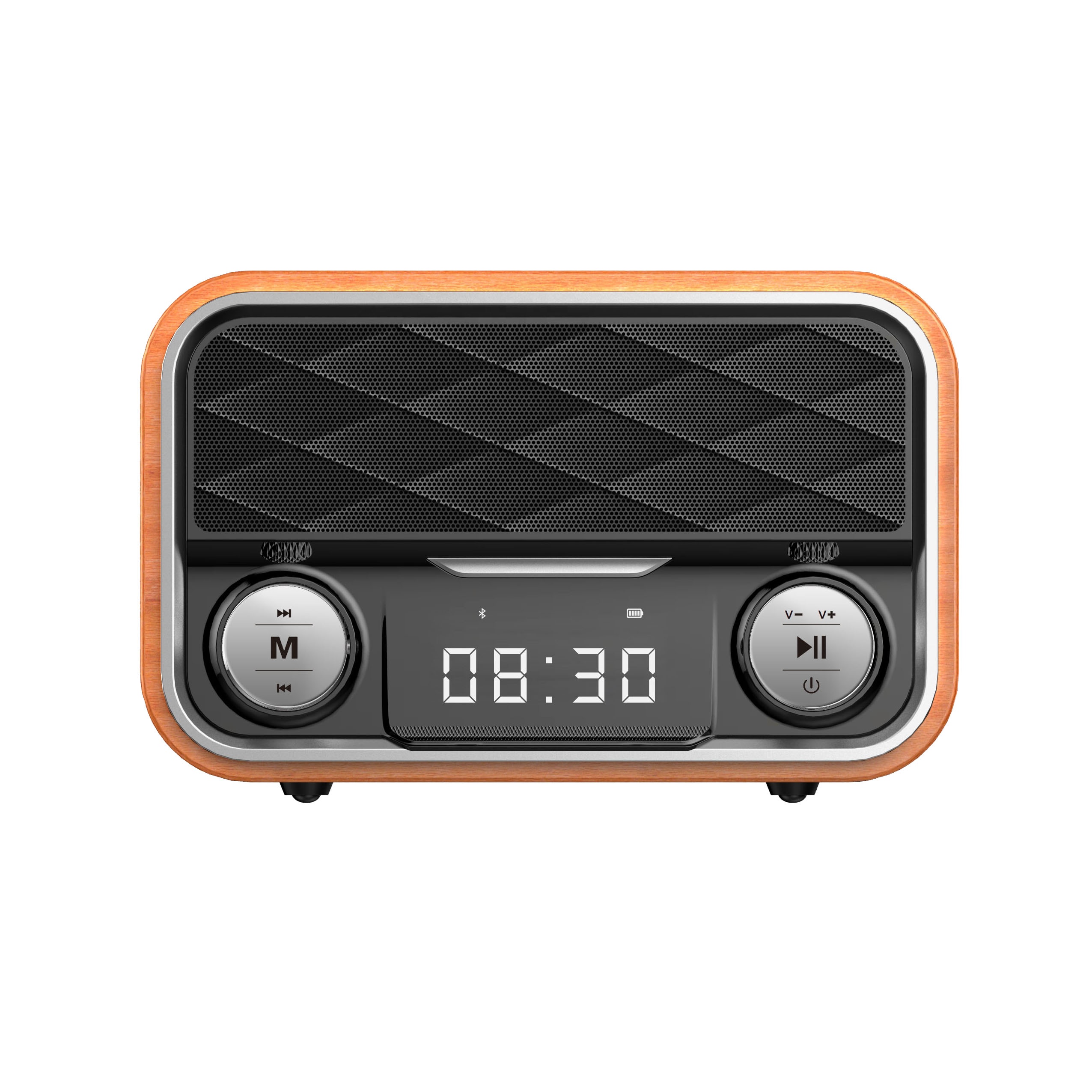 Лидер продаж, ретро-динамик в винтажном деревянном стиле, беспроводной FM-радио, BT динамик для дома, офиса, путешествий