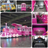 Train électrique sans rail TLT-FT5, manège de fête foraine personnalisé, coloré et amusant, par Nova Rides