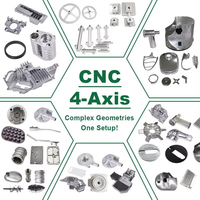 Composants de tournage et de fraisage CNC de haute précision sur mesure, pièces métalliques usinées sur mesure en aluminium et acier inoxydable, moules en aluminium sur mesure