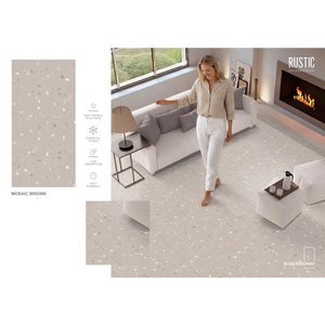 Cement Grey Concrete Look Porcelain Tiles 24x48 Inch <b>Matte</b> <b>Floor</b> Wall Surface - Product Image 4
