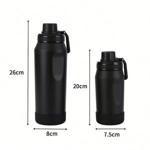 Mug de voyage isotherme en acier inoxydable à double paroi, multicolores, 800 ml, écologique, conserve la chaleur pendant 6 à 12 heures - Product Image 6