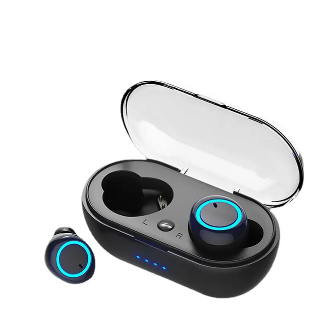 Y50 TWS Earbuds Wireless for 5.1 Earphone 3D Stereo Sound Music In-ear Headphones Digital Display Gaming Headset IPX4