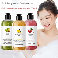 Kiwi Citroen Hydraterende Gladde Huid Verfrissende Reinigende Lichtgewicht Formule Schuim Douchegel Fruit Whitening Scrub