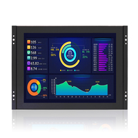 10.4 12 15 17 19 İnç 4:3 En Boy Oranlı Açık Çerçeveli Kapasitif Dokunmatik Ekranlı Endüstriyel LCD Ekran İşletmeler İçin
