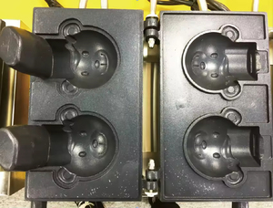 Macchina Elettrica Commerciale per Waffle a Forma di Orsetto, Piastra per Coni Waffle - Product Image 4
