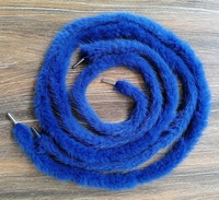 Lacets de chaussures Cheerie personnalisables en fourrure de vison faite à la main, de haute qualité, pour femmes