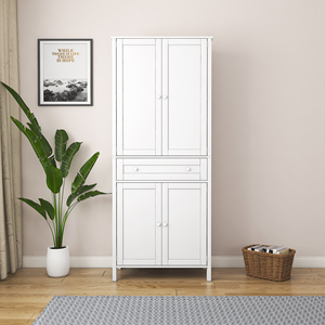 <span class=keywords><strong>Buffet</strong></span> de cuisine moderne de luxe en panneau MDF <span class=keywords><strong>blanc</strong></span>, réglable, pour salles à manger et salons, hôtels, meubles de maison - Product Image 2